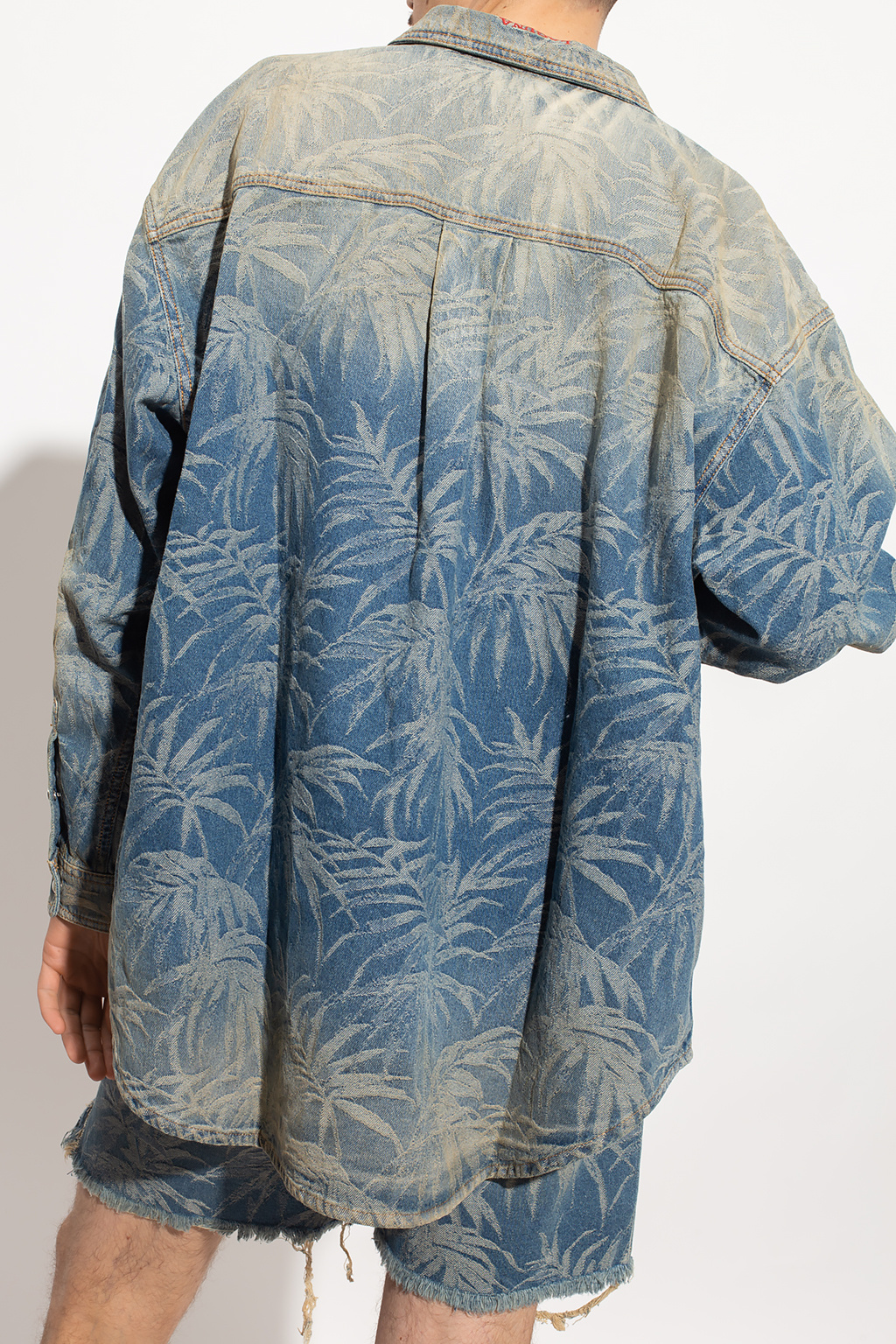 Palm Angels floral-print shirt with floral pattern
