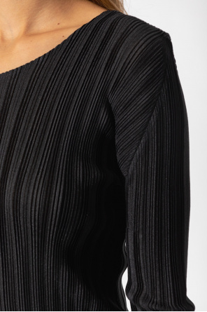 Issey Miyake Pleats Please Ribbed top