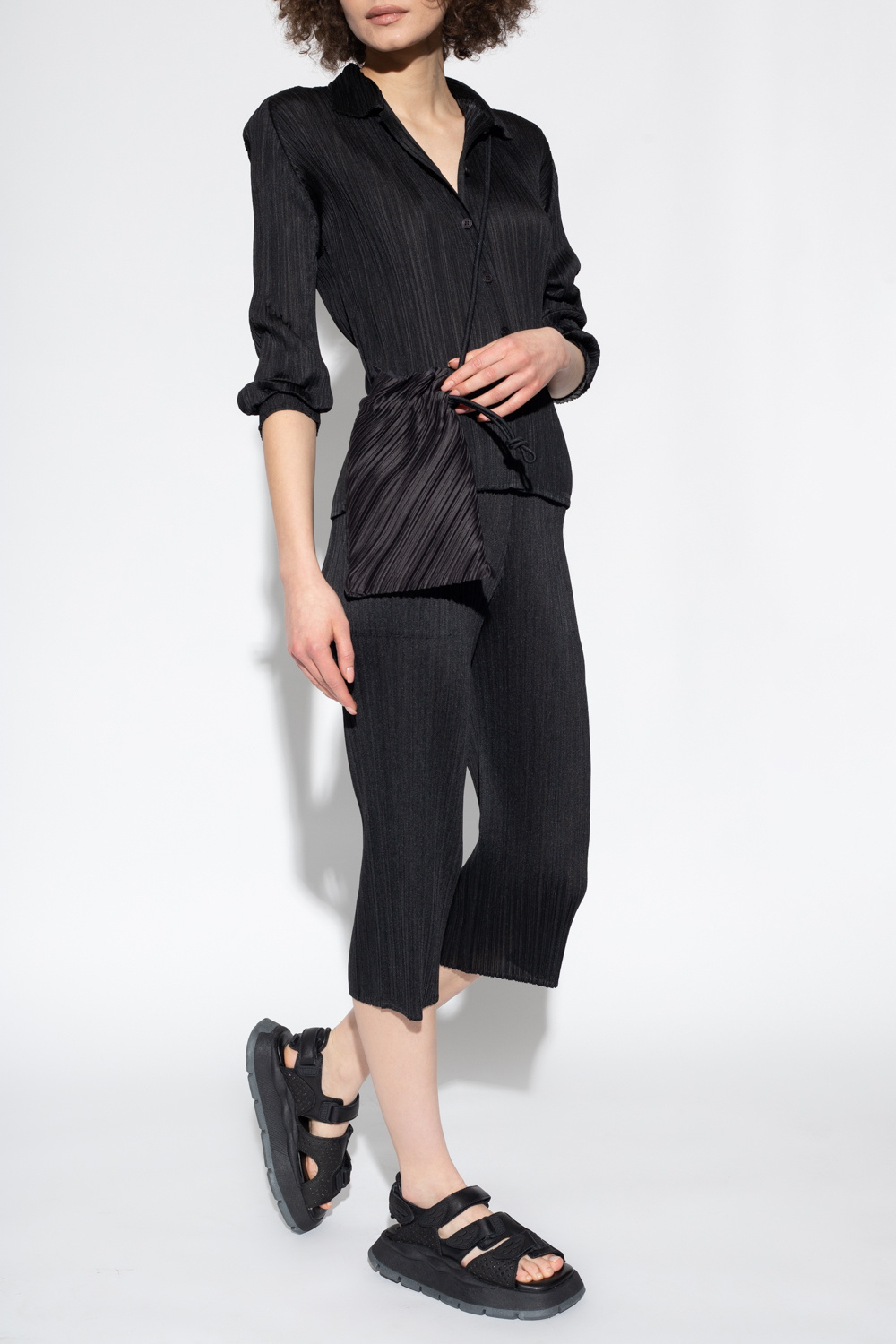 Black Pleated shirt Issey Miyake Pleats Please - Vitkac TW