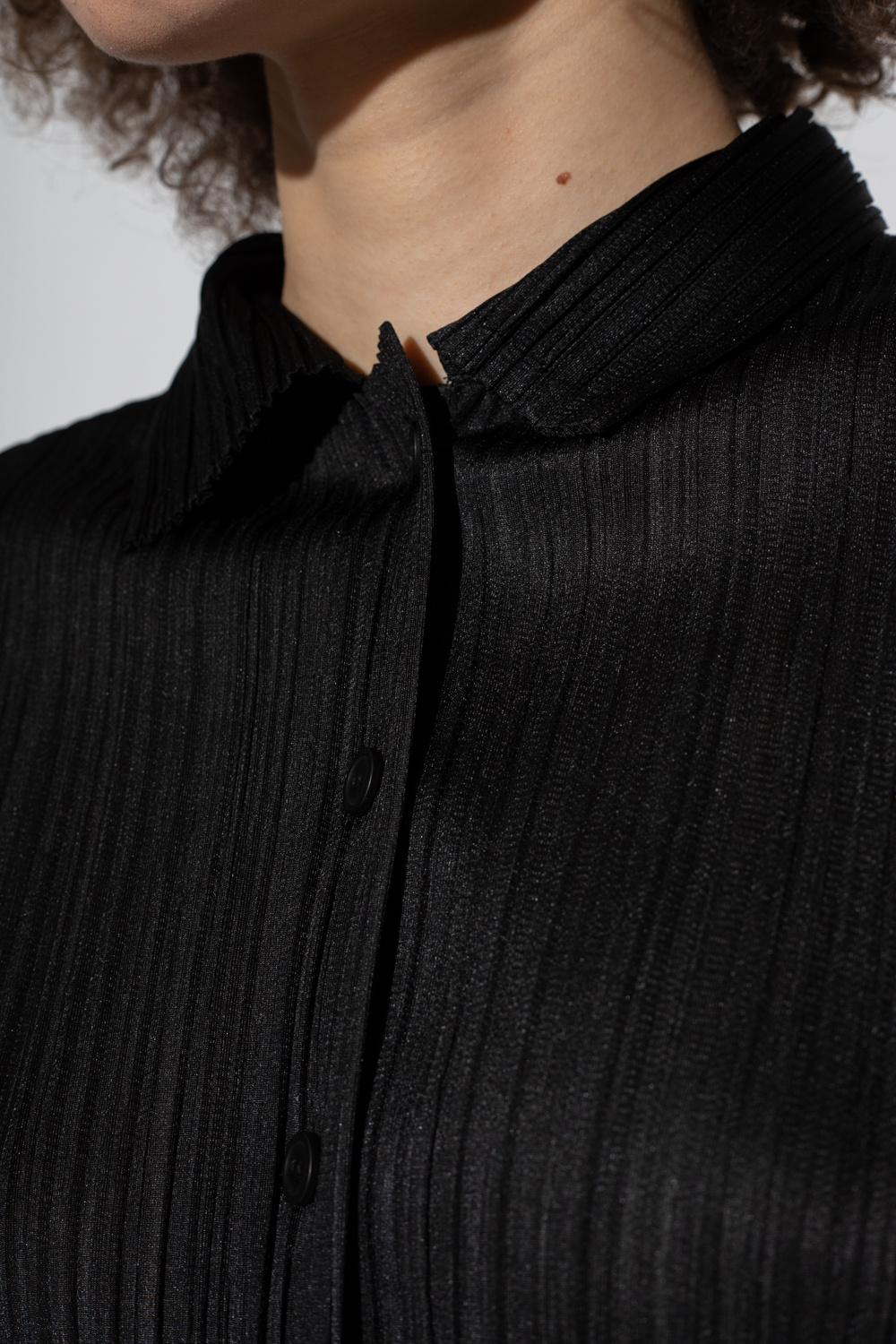 Black Pleated shirt Issey Miyake Pleats Please - Vitkac TW