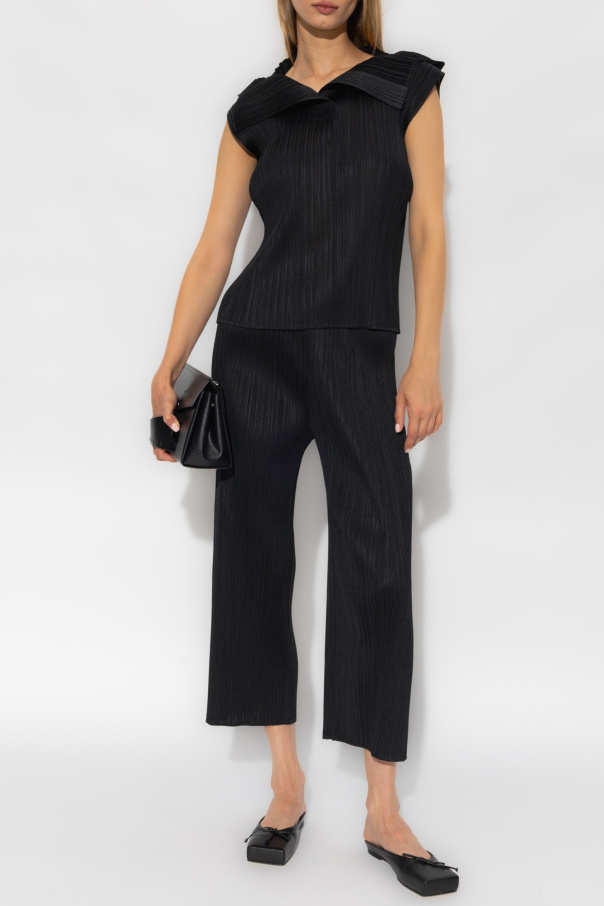 Issey Miyake Pleats Please Pleated top