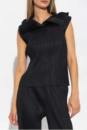 Issey Miyake Pleats Please Pleated top