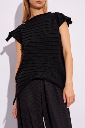 Pleats Please Issey Miyake Ribbed top