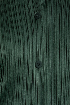 Pleats Please Issey Miyake Pleated Cardigan