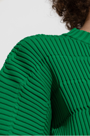 Pleats Please Issey Miyake Top z okrągłym dekoltem