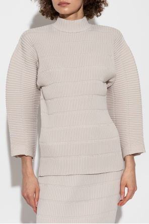 Pleats Please Issey Miyake Top with round neckline