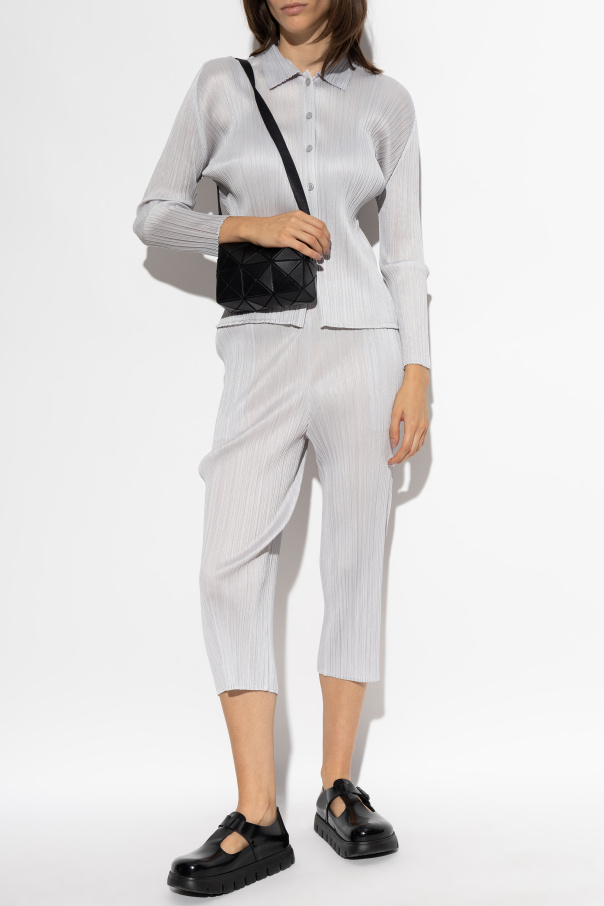 Pleats Please Issey Miyake Pleated cardigan