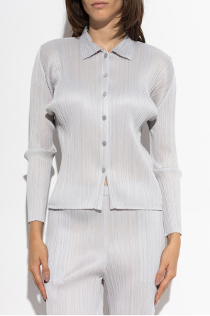 Pleats Please Issey Miyake Pleated cardigan