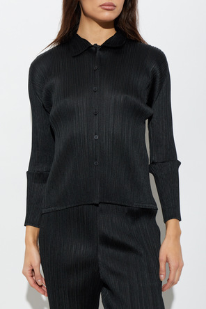 Pleats Please Issey Miyake Pleated cardigan