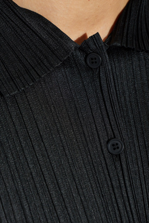 Pleats Please Issey Miyake Pleated cardigan