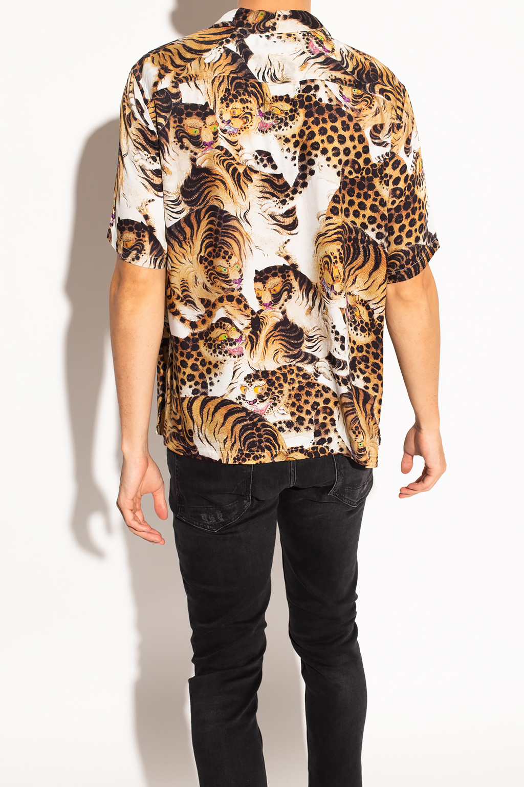 AllSaints 'Pryde' animal-motif shirt, Men's Clothing
