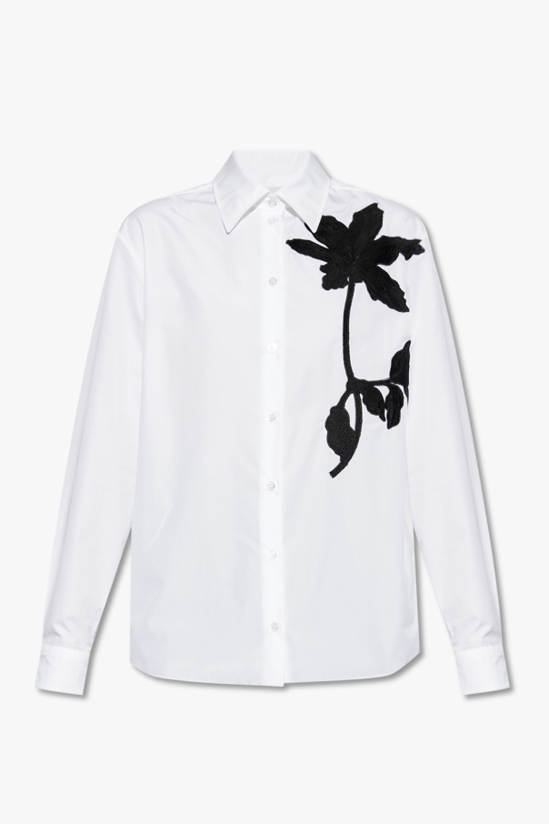 Erdem ‘Lillia’ cotton jersey shirt