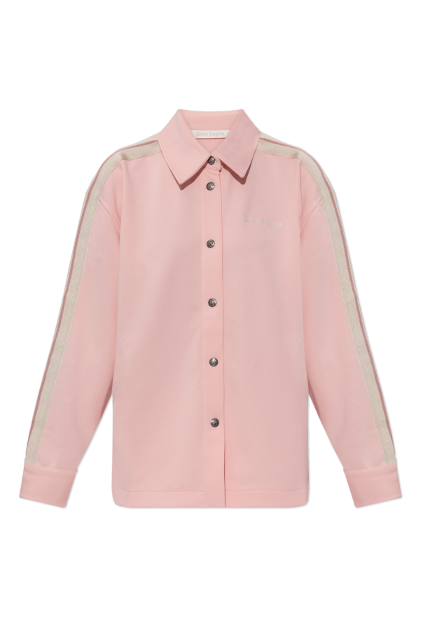 Shirt with embroidered logo od Palm Angels