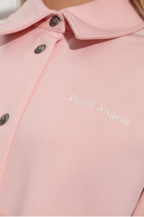 Palm Angels Hemd mit aufgesticktem Logo