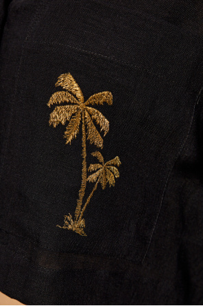 Palm Angels Krótka koszula z logo