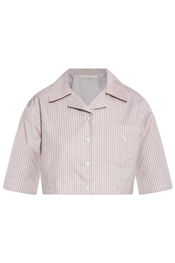 Shirt with striped pattern od Palm Angels