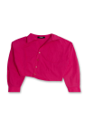 Jacquemus Kids PINK Cropped asymmetrical shirt