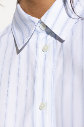 Maison Kitsuné Camisa con estampado de rayas