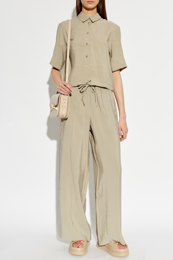 Maison Kitsuné Polo o luźnym kroju