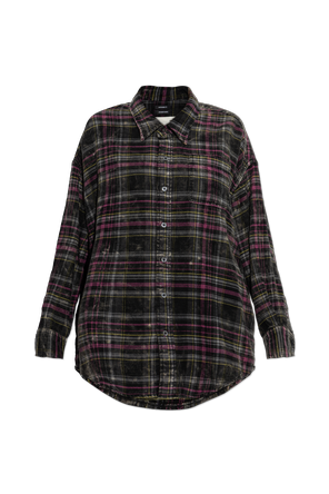 Camisa com padrão axadrezado
