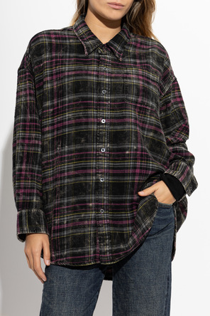 R13 Camisa com padrão axadrezado