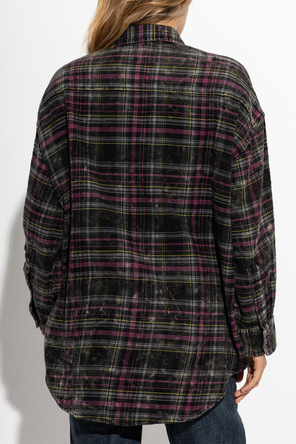 R13 Camisa com padrão axadrezado
