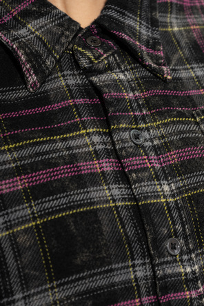 R13 Camisa com padrão axadrezado