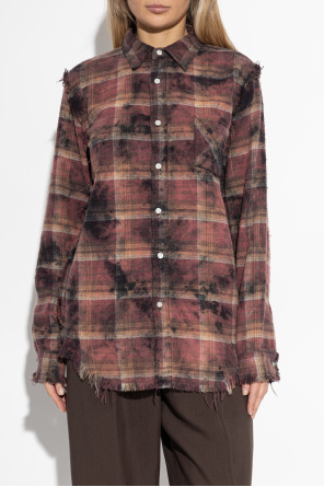 R13 Shirt with a vintage effect