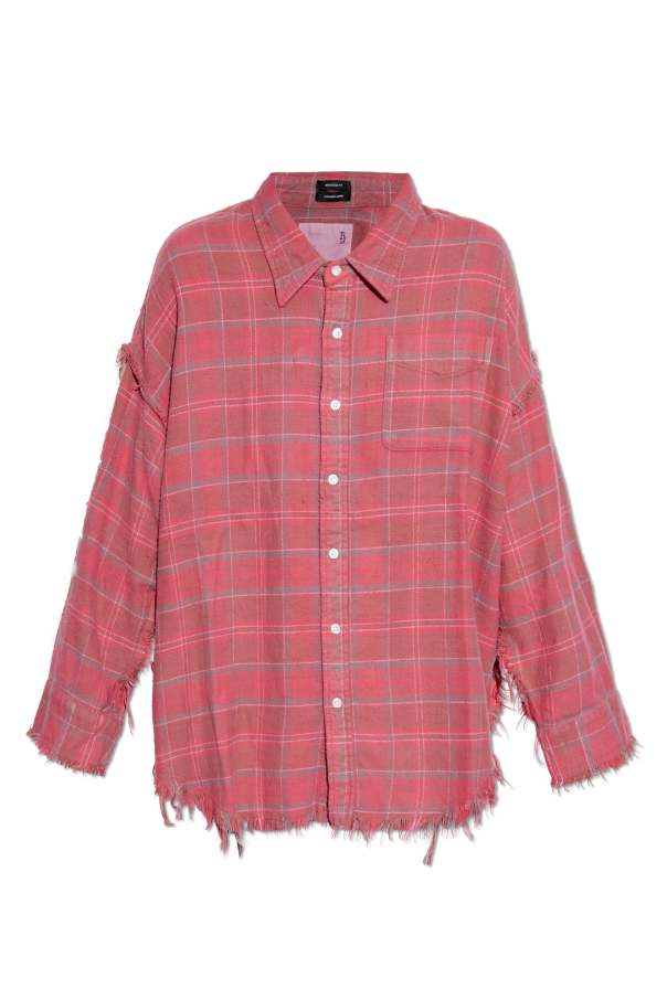 R13 Cotton shirt in ‘oversize’ style