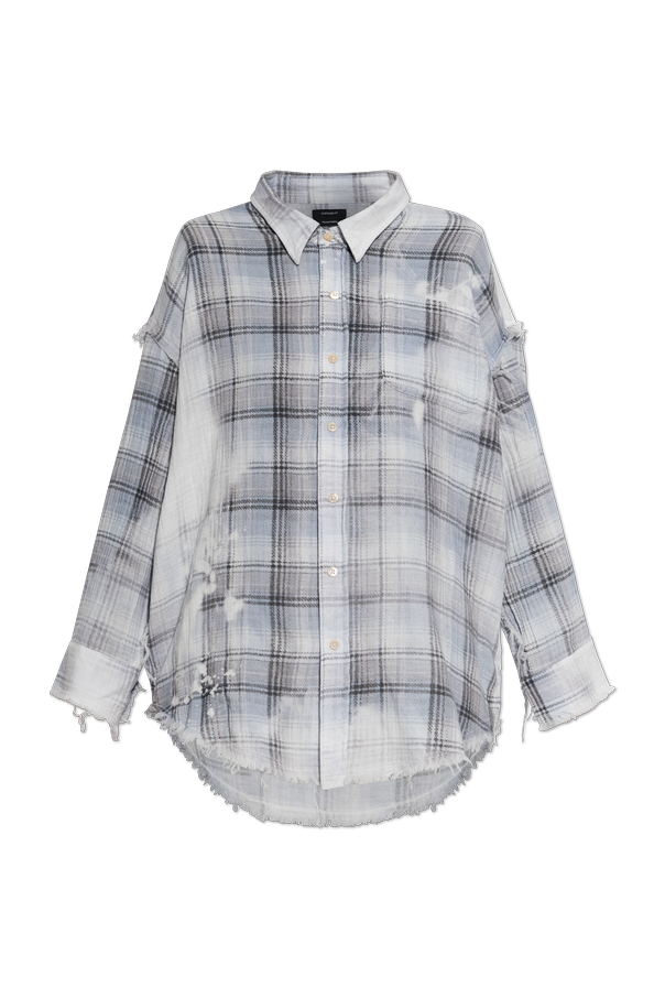 Cotton checked shirt od R13