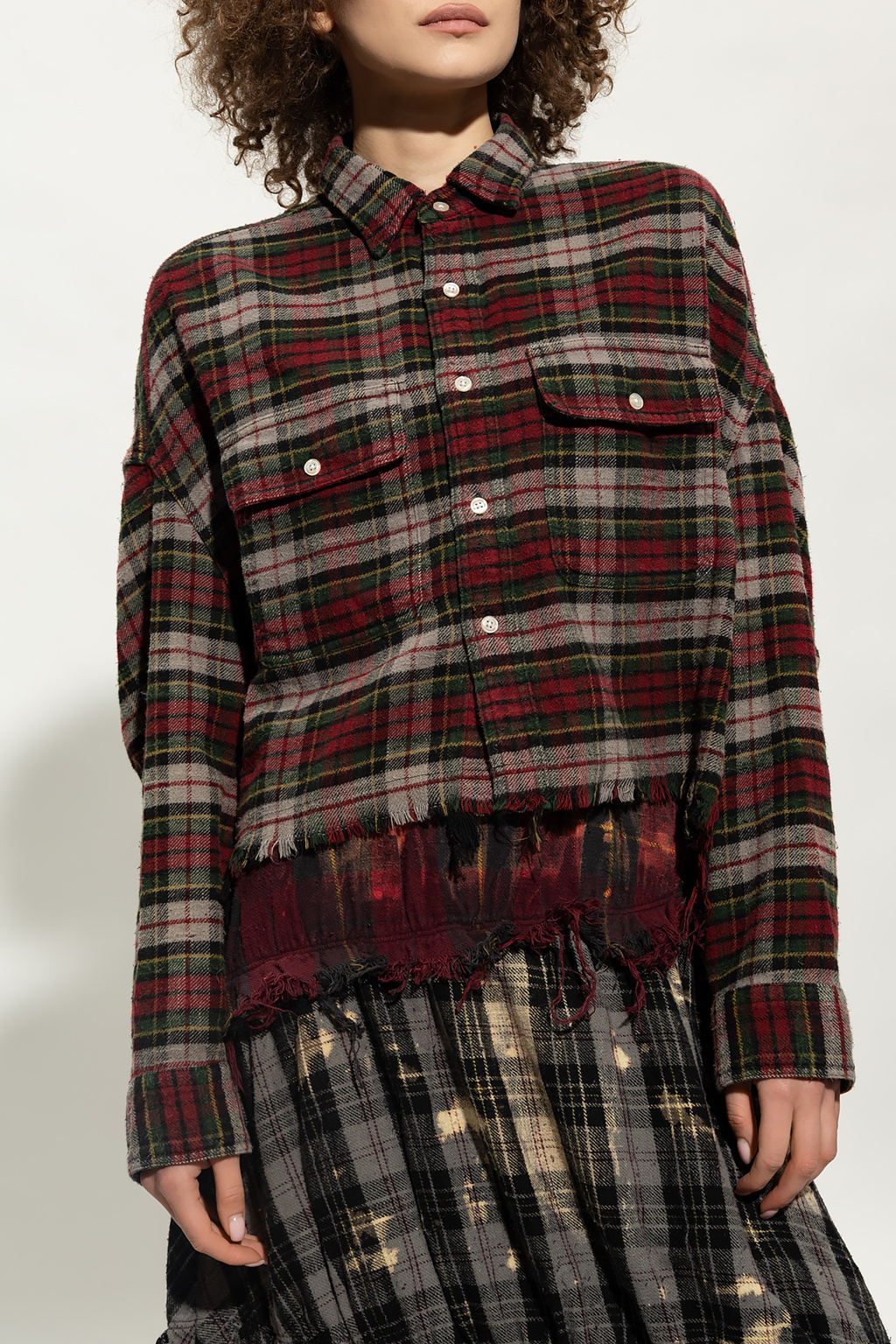 R13 Checked shirt