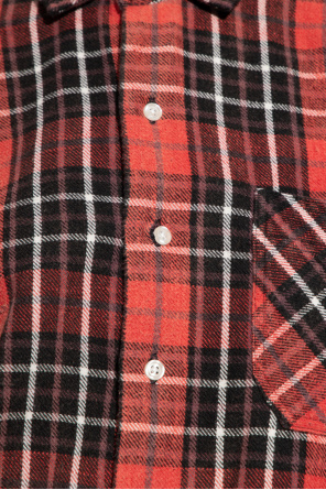 R13 Shirt with check pattern