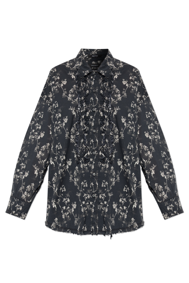 Shirt with floral motif od R13