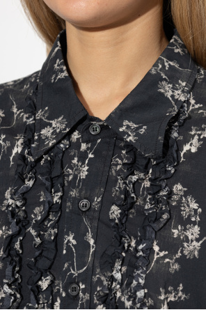 R13 Koszula z motywem kwiatowym