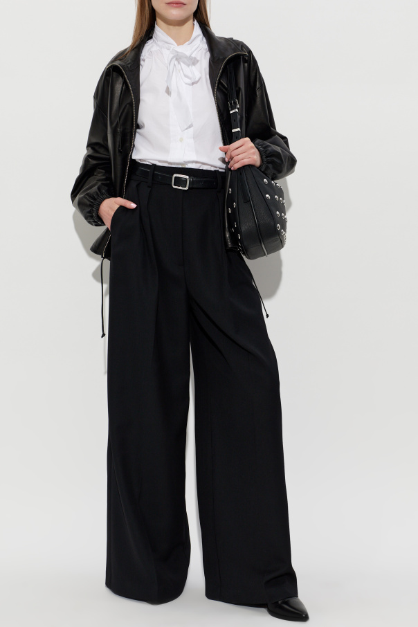 R13 Camisa con lazada decorativa