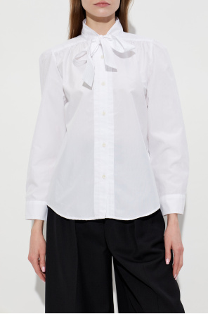 R13 Camisa con lazada decorativa