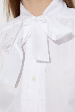 R13 Camisa con lazada decorativa