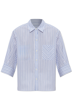Shirt with stripe pattern