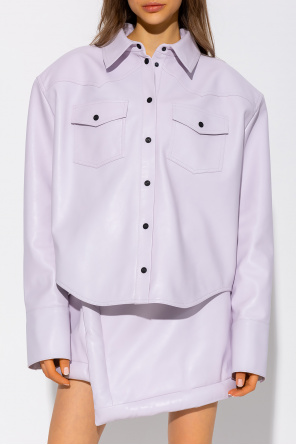 The Mannei ‘Palini’ leather shirt