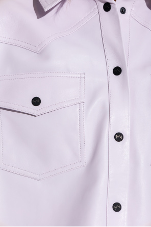 The Mannei ‘Palini’ leather shirt