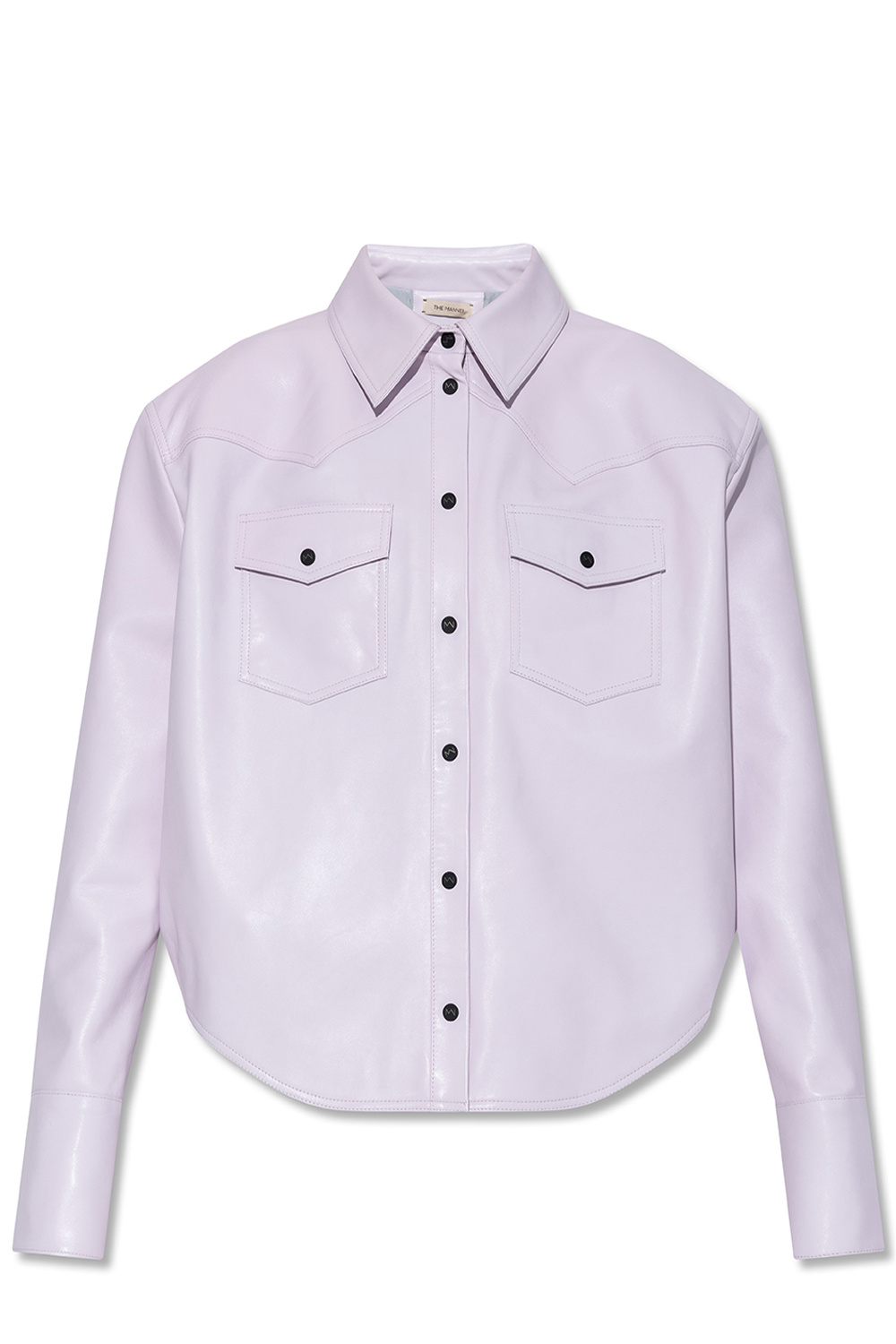 The Mannei ‘Palini’ leather shirt