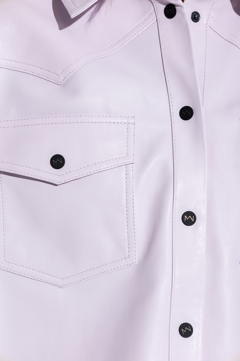 The Mannei ‘Palini’ leather shirt