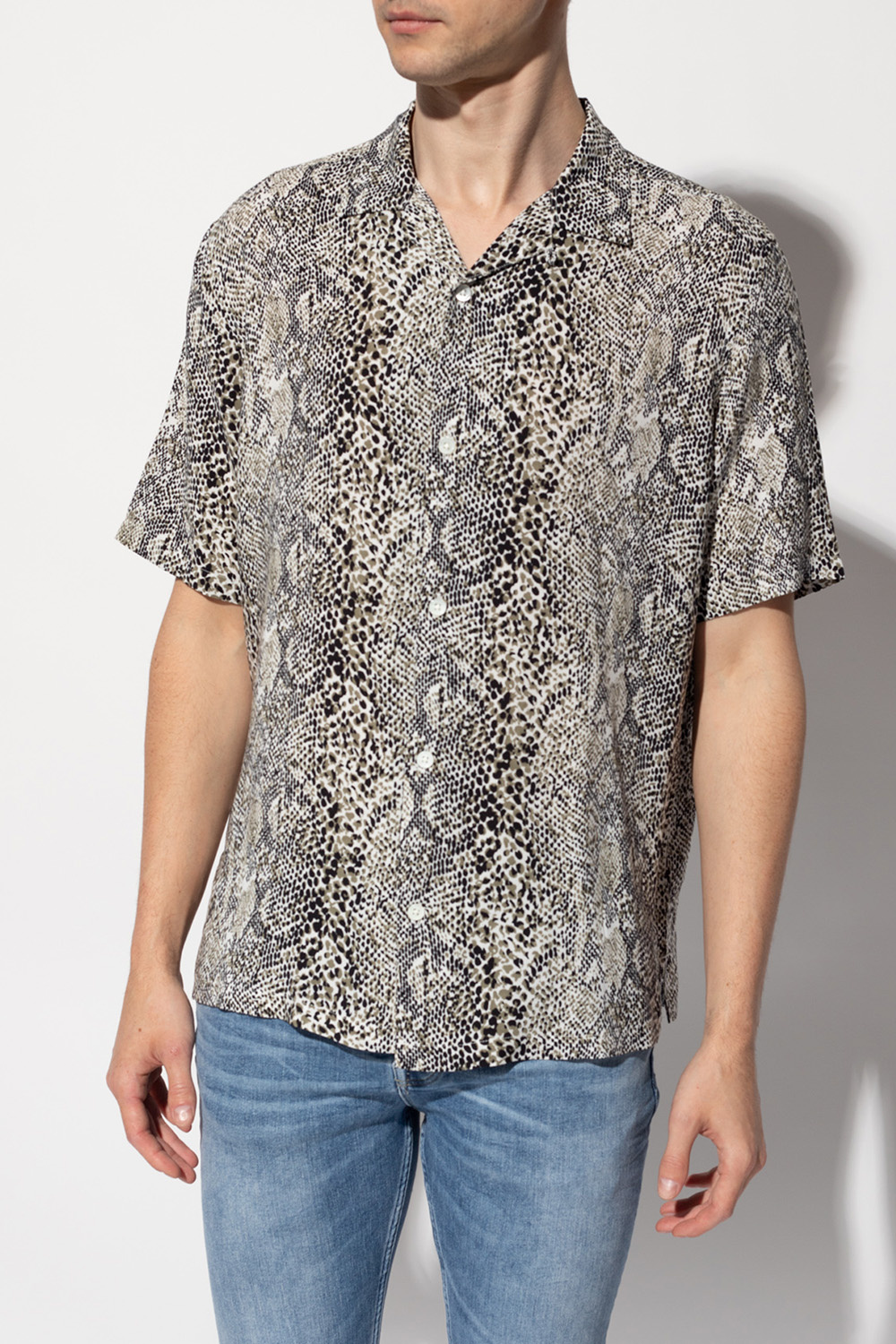 AllSaints ‘Reptilia’ patterned shirt