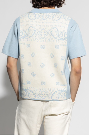Rhude Emilio Pucci T-shirt crop con stampa Arancione