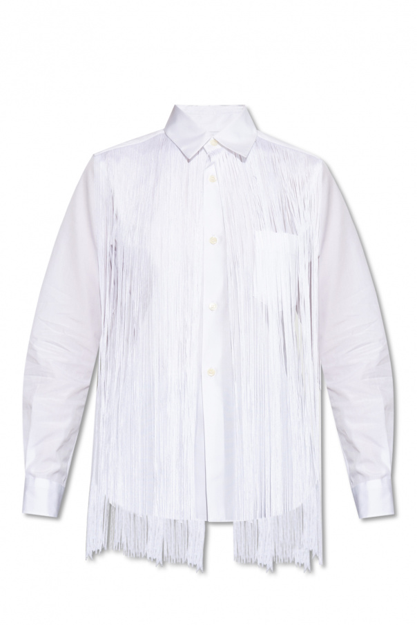 CDG by Comme des Garcons Fringed shirt