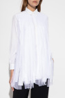 CDG by Comme des Garcons Tulle-trimmed shirt