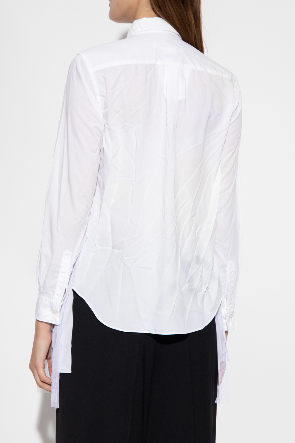 CDG by Comme des Garcons Tulle-trimmed shirt