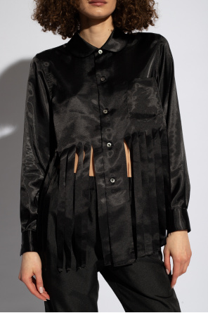 CDG by Comme des Garçons Satin shirt with tassels