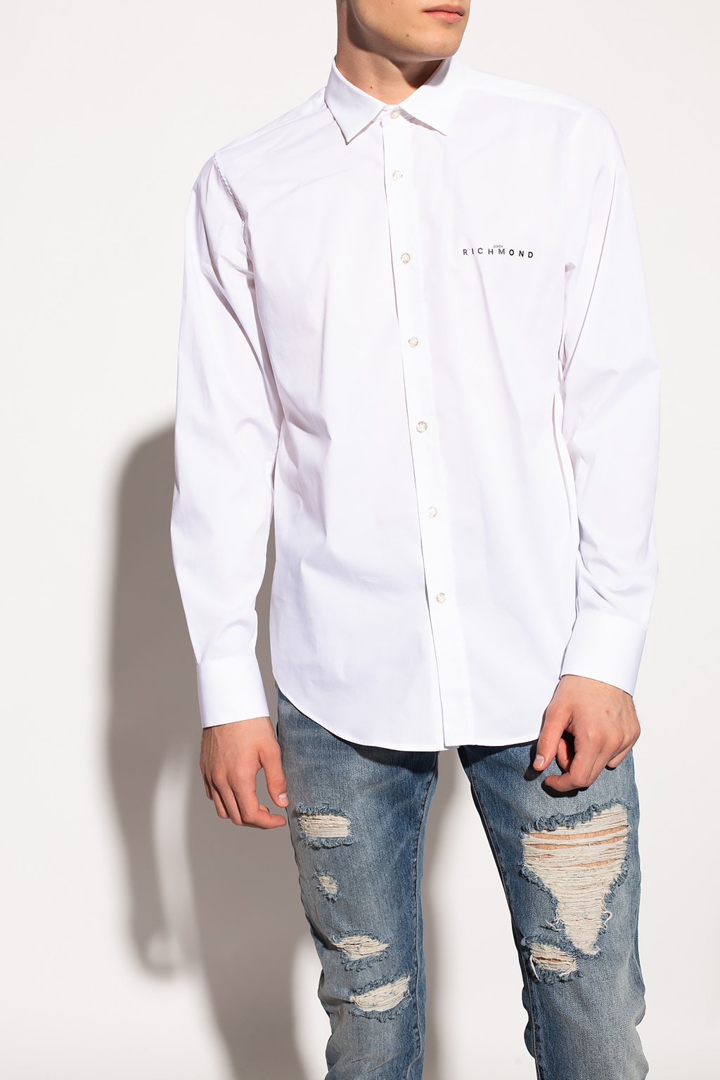 John Richmond Logo-printed shirt