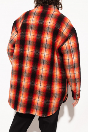 Lanvin Oversize wool von shirt